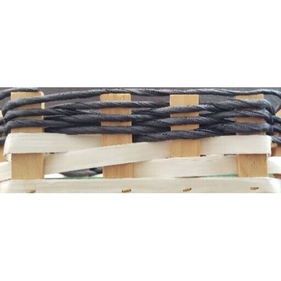 Woven Wooden Basket Tray Wall Hanging Cottagecore Apple Farmhouse Country Garden - Picture 4 of 6